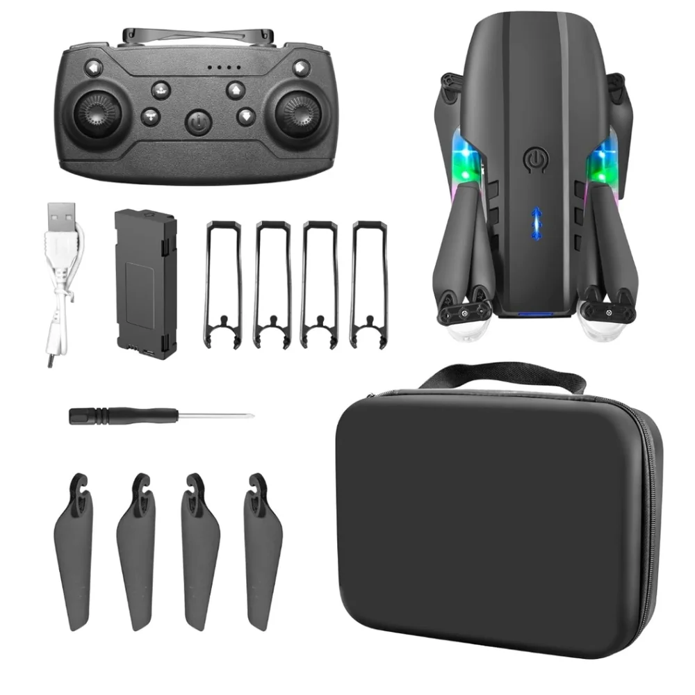 E99 Drone Single camera, Camera for Adults RC Drone With 480P Dual Camera WiFi